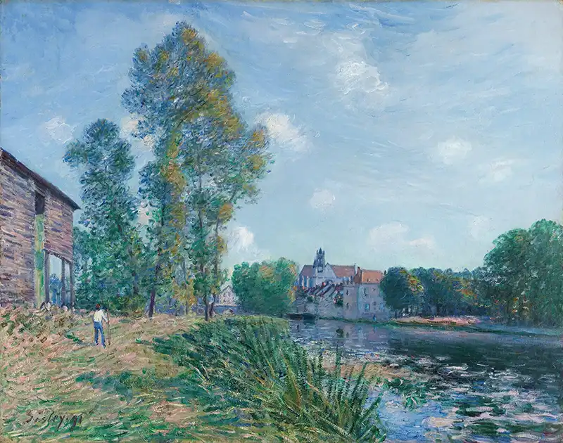 Le Loing À Moret, En Été